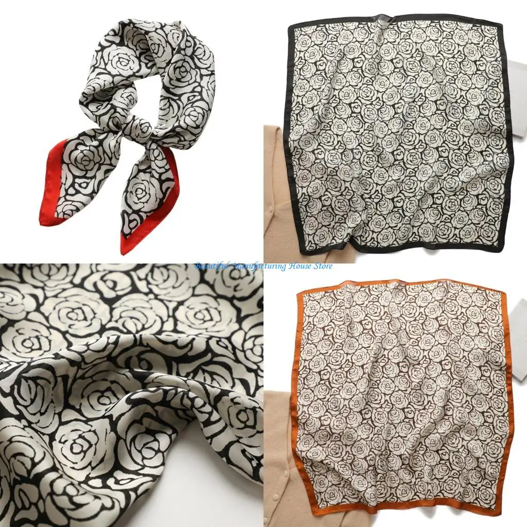E56A Elegant Camellia Print Square Scarf 70x70cm Multiuse Neck Wrap Fashion Headpiece Shoulder Wrap Bag Decorative Scarf
E56A Elegant Camellia Print Square Scarf 70x70cm Multiuse Neck Wrap Fashion Headpiece Shoulder Wrap Bag Decorative Scarf