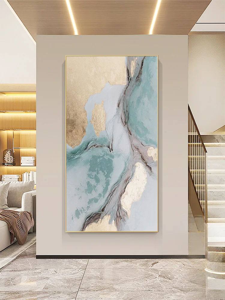 Modern hand-painted high-end abstract atmosphere decoration porch entrance corridor aisle canvas painting
Modern hand-painted high-end abstract atmosphere decoration porch entrance corridor aisle canvas painting