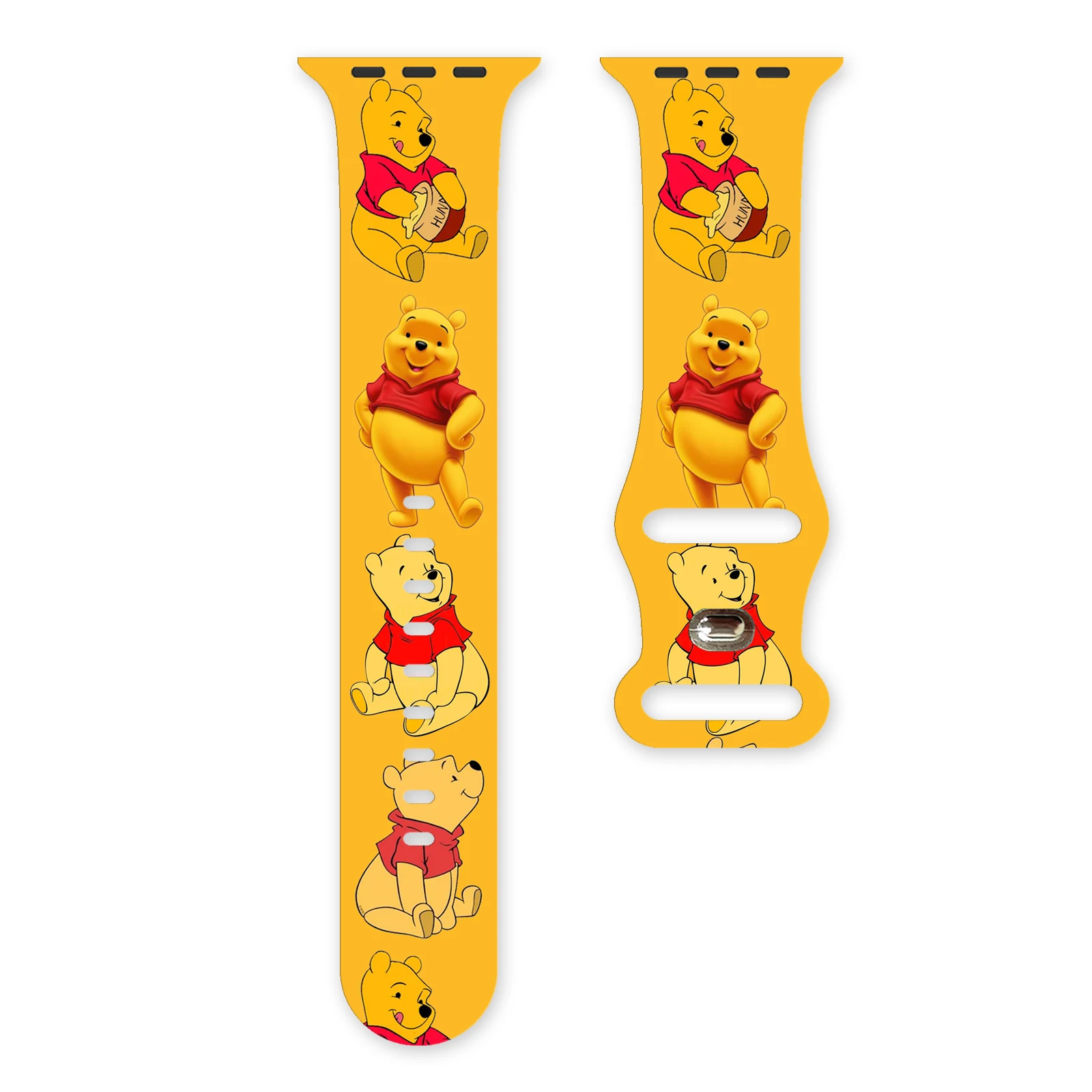Ремешок с принтом Disney Pooh для Apple Watch 11 10 9 8, силиконовый ремешок, сменный браслет для iWatch 46 мм, 44 мм, 42 мм, ремешок для часов 
Ремешок с принтом Disney Pooh для Apple Watch 11 10 9 8, силиконовый ремешок, сменный браслет для iWatch 46 мм, 44 мм, 42 мм, ремешок для часов