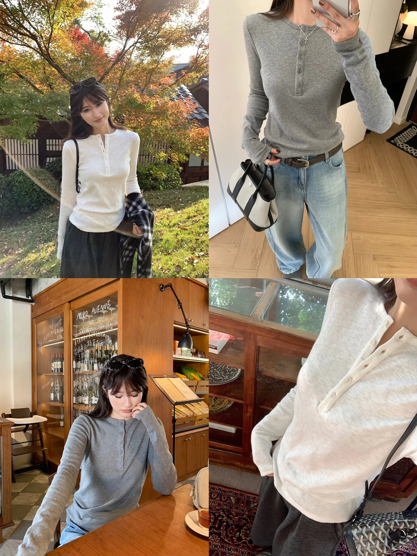 White Studio Comfortable to Wear Simple Henry Collar Two Color Knitted Long Sve Women's Base irt Autumn Winter Overhead Top
White Studio Comfortable to Wear Simple Henry Collar Two Color Knitted Long Sve Women's Base irt Autumn Winter Overhead Top