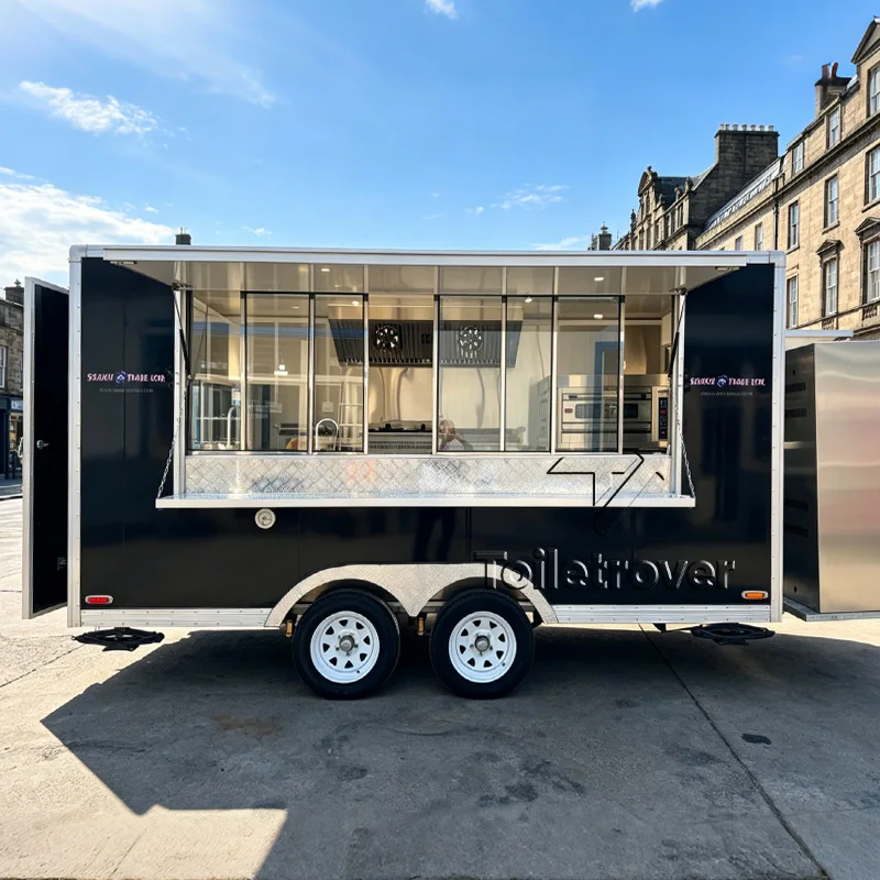 High Quality Commercial Food Cart Bbq Food Trailer Container Food Truck Mobile Food Truck Trailer with Grill Griddle
High Quality Commercial Food Cart Bbq Food Trailer Container Food Truck Mobile Food Truck Trailer with Grill Griddle