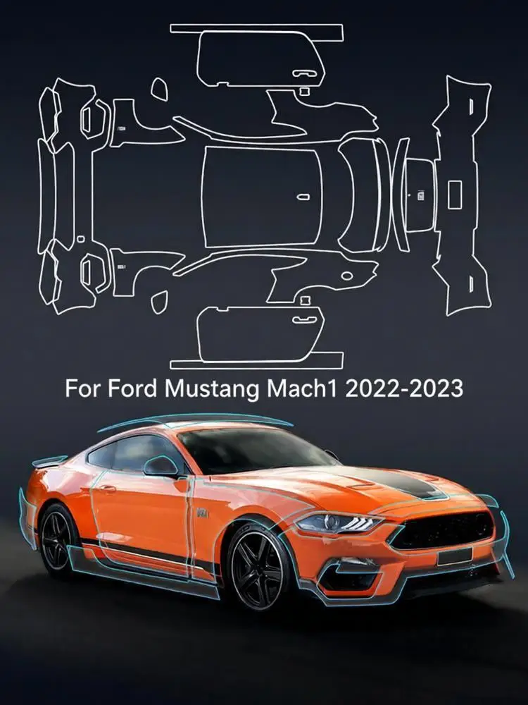 8.5Mil TPU Bumper Hood Paint Protection Film For Ford Mustang Mach1 2022-2023 Pre-cut PPF Clear Bra Body Anti-Scratch Resistant
8.5Mil TPU Bumper Hood Paint Protection Film For Ford Mustang Mach1 2022-2023 Pre-cut PPF Clear Bra Body Anti-Scratch Resistant