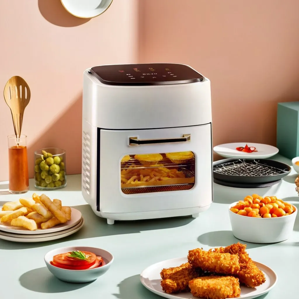 Large 15l Capacity Smart Touch Screen Oven Modern Square Air Fryer for Baked Pizza Electric Fries Multi-function Household Use
Large 15l Capacity Smart Touch Screen Oven Modern Square Air Fryer for Baked Pizza Electric Fries Multi-function Household Use