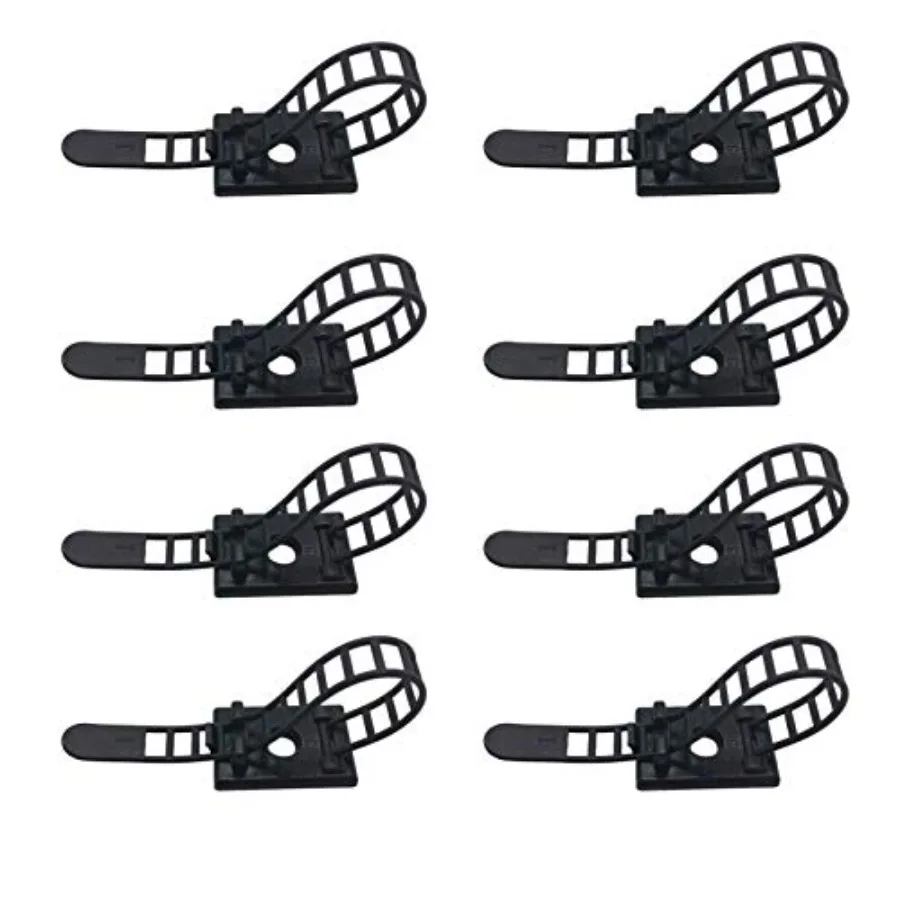 Desk cable management organizer: nylon black cable ties with strong adhesive for office, home, and gaming setups
Desk cable management organizer: nylon black cable ties with strong adhesive for office, home, and gaming setups