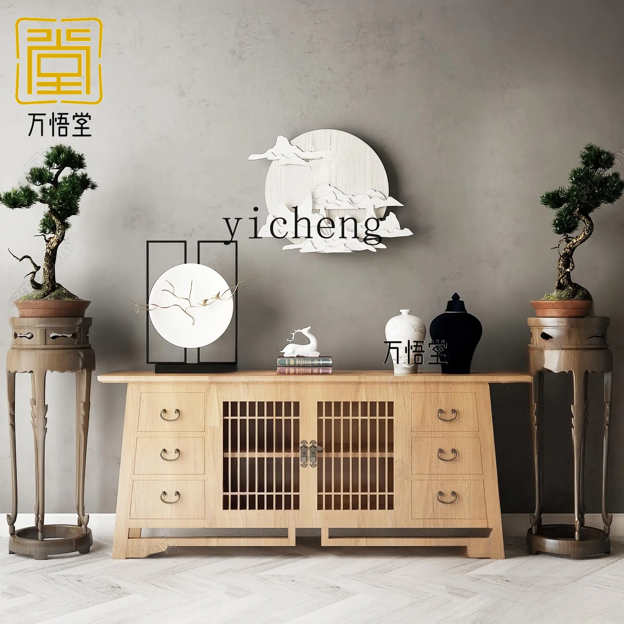 solid wood dining side cabinet, home balcony locker, living room light luxury entrance cabinet
solid wood dining side cabinet, home balcony locker, living room light luxury entrance cabinet