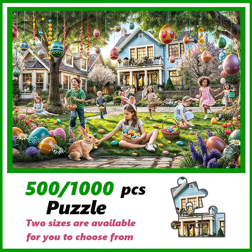A high-quality 500/1000-piece puzzle, perfect for adults, is a fun family game that helps relieve stress and is great for birthd
A high-quality 500/1000-piece puzzle, perfect for adults, is a fun family game that helps relieve stress and is great for birthd