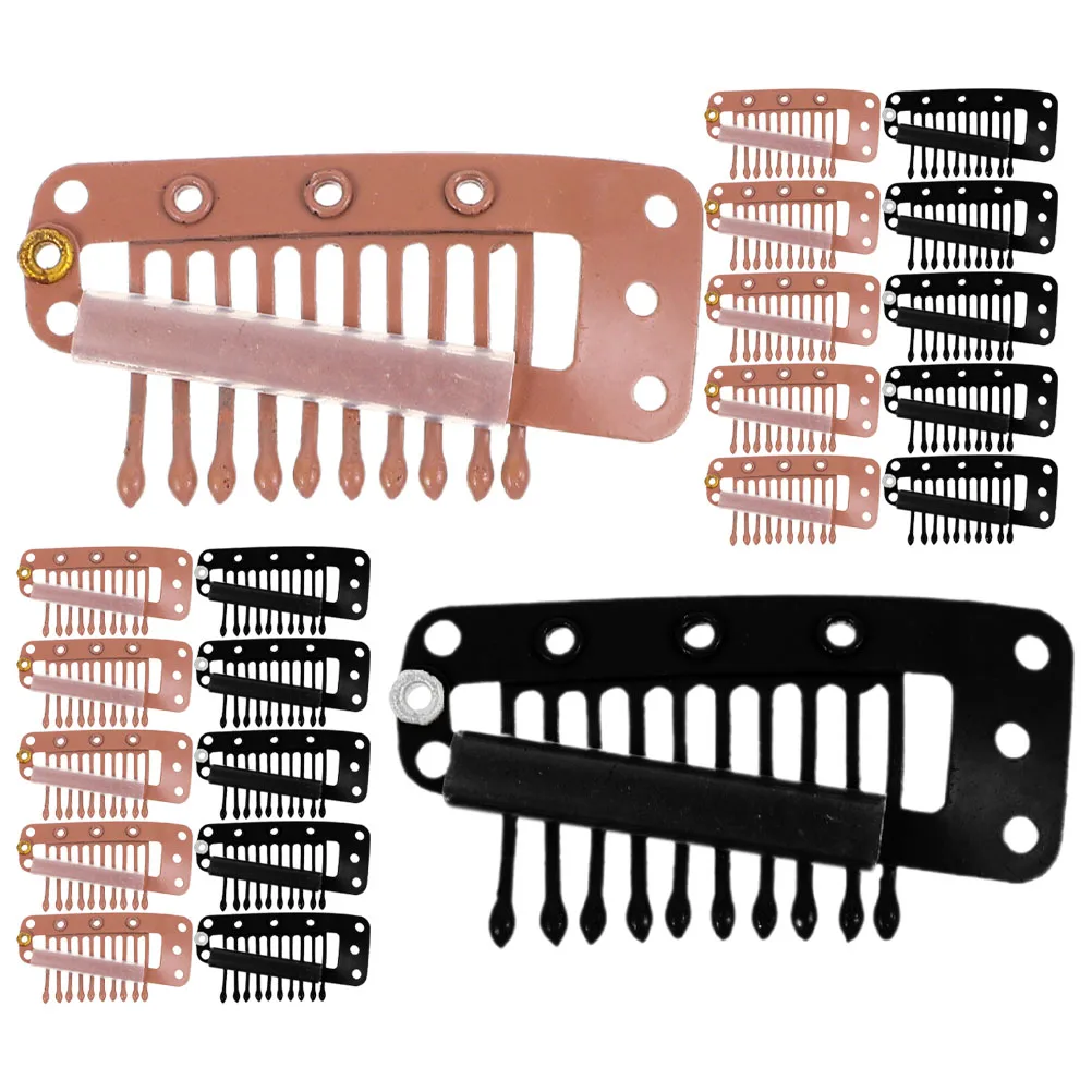 40 Pcs Hair Clips Hairdressing Snap Extension Extensions for Wigs Styling Pin Artificial
40 Pcs Hair Clips Hairdressing Snap Extension Extensions for Wigs Styling Pin Artificial