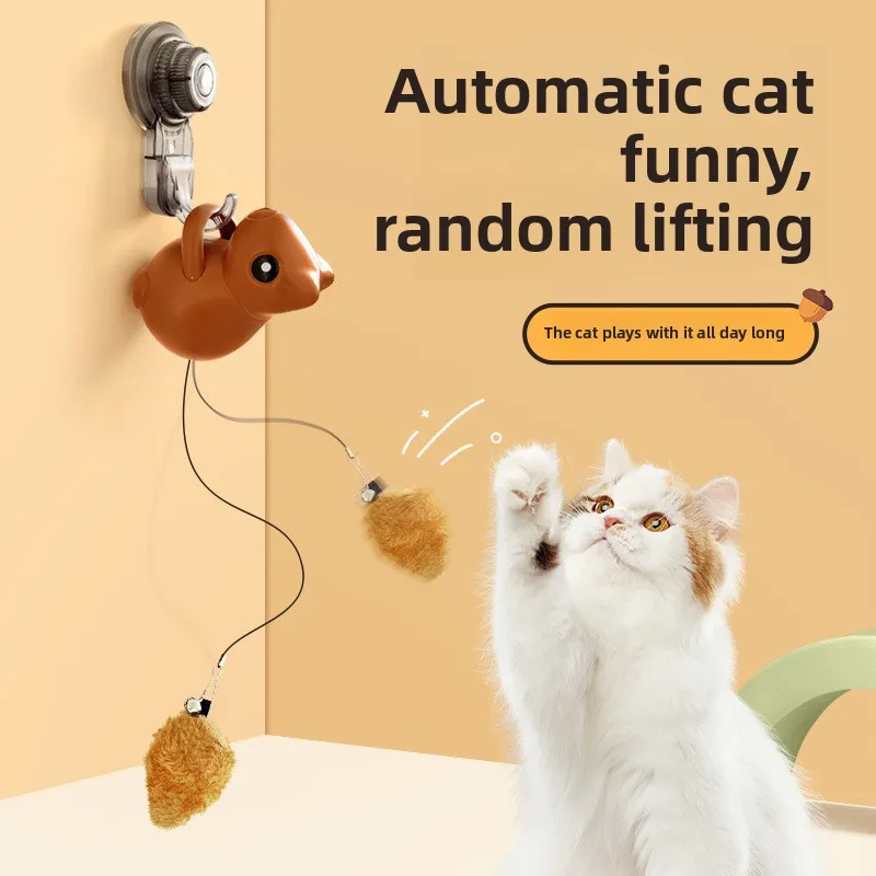 Indoor Intelligent Lifting Cat Toy USB Charging Hanging Squirrel Retractive Automatic Cats Teasing Stick Interactive Pet Cat Toy
Indoor Intelligent Lifting Cat Toy USB Charging Hanging Squirrel Retractive Automatic Cats Teasing Stick Interactive Pet Cat Toy