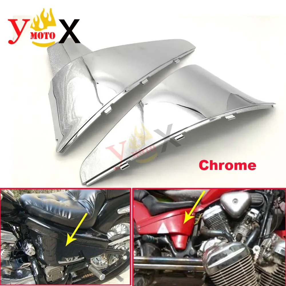 Shadow VLX 600 STEED400 Chrome ABS Battery Cover Plastic Side Fairing Guard Protector For Honda VLX600 VT600C 1988-1998
Shadow VLX 600 STEED400 Chrome ABS Battery Cover Plastic Side Fairing Guard Protector For Honda VLX600 VT600C 1988-1998