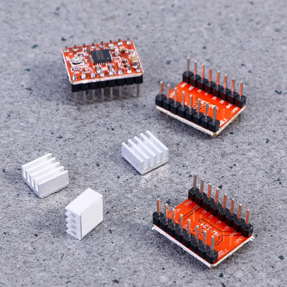 5pcs A4988 Stepper Motor Driver Controller 3D Printer Accessories Full Half 4 1 8 1 16 Temperature Protection
5pcs A4988 Stepper Motor Driver Controller 3D Printer Accessories Full Half 4 1 8 1 16 Temperature Protection