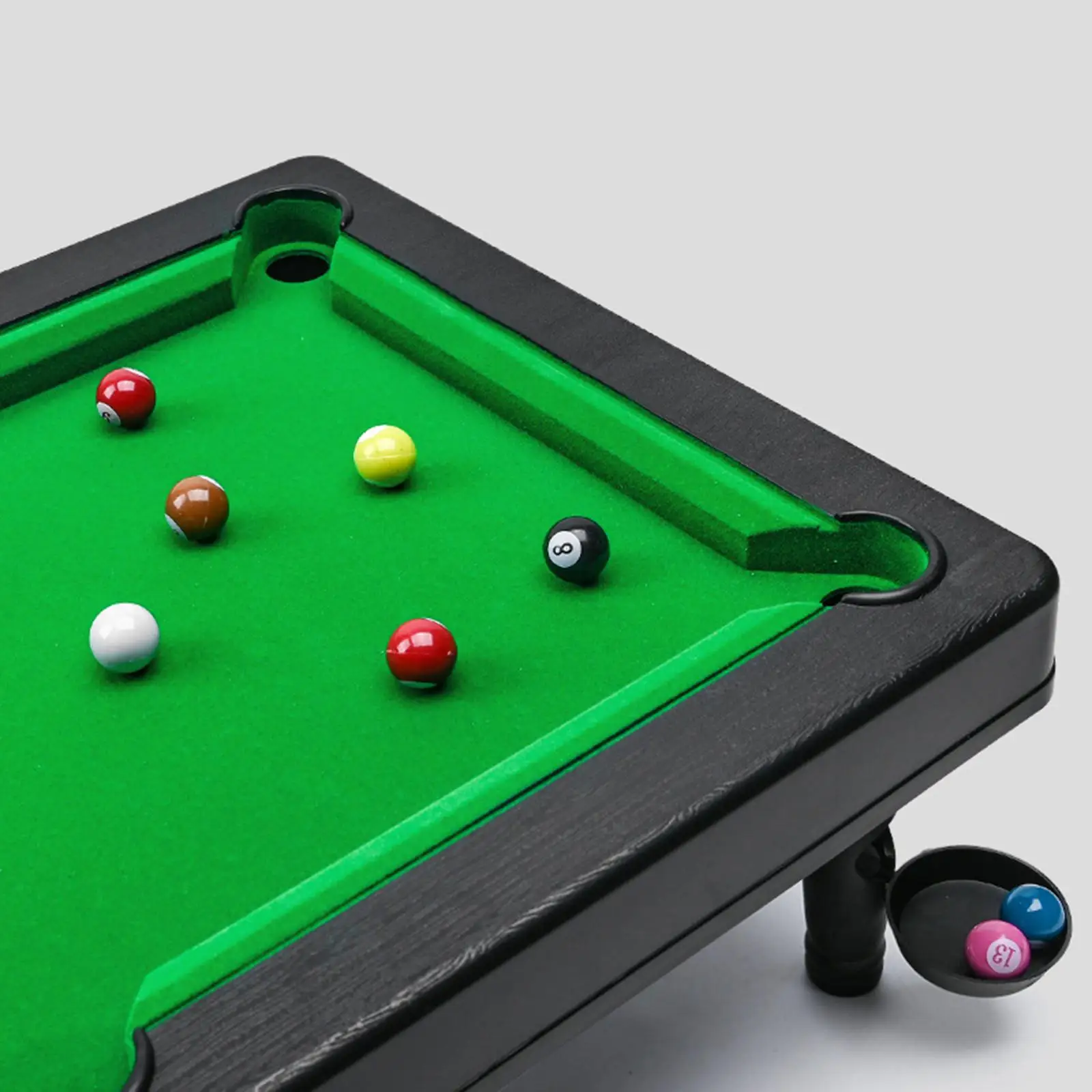 Mini Table Pool Toy Game Set Balls Billiards Snooker Cues Desktop Gift Desk
Mini Table Pool Toy Game Set Balls Billiards Snooker Cues Desktop Gift Desk