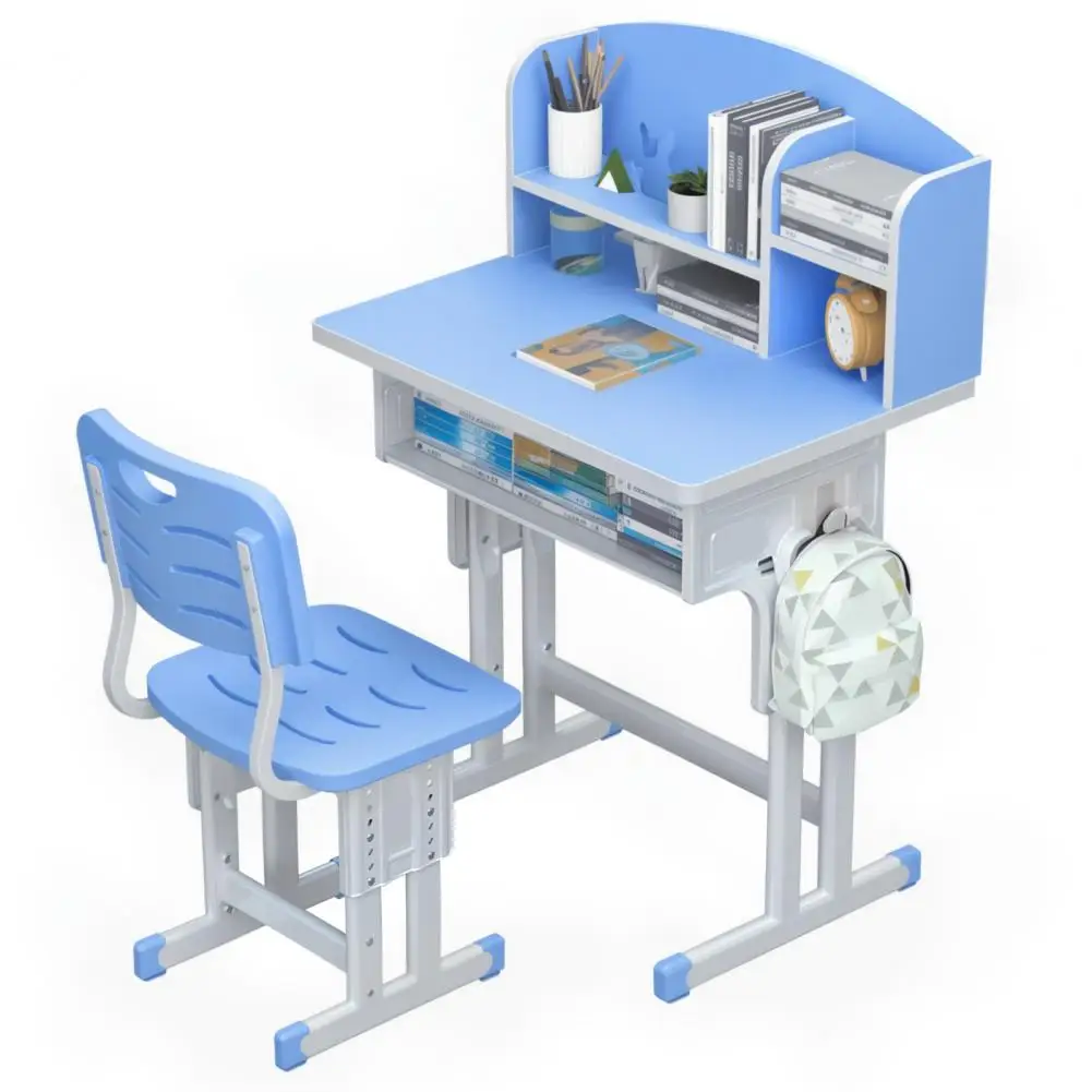 Height adjustable student desk and chair set household children's study table boys and children's homework school style set
Height adjustable student desk and chair set household children's study table boys and children's homework school style set
