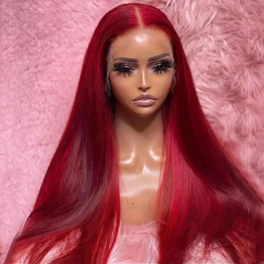 Длинный прямой парик с кружевной передней частью 13x4, ярко-красный HD-парик с кружевом, предварительно выщипанный, с естественной линией роста волос, готовый к носке, для косплея, для женщин
Длинный прямой парик с кружевной передней частью 13x4, ярко-красный HD-парик с кружевом, предварительно выщипанный, с естественной линией роста волос, готовый к носке, для косплея, для женщин