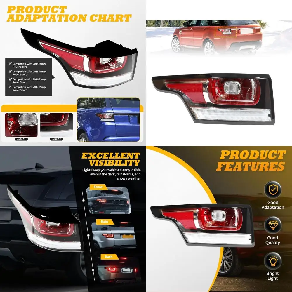 2014-2017 Range Rover Sport Left Driver Side Tail Light Assembly, Compatible with LR061589 & LR043978
2014-2017 Range Rover Sport Left Driver Side Tail Light Assembly, Compatible with LR061589 & LR043978