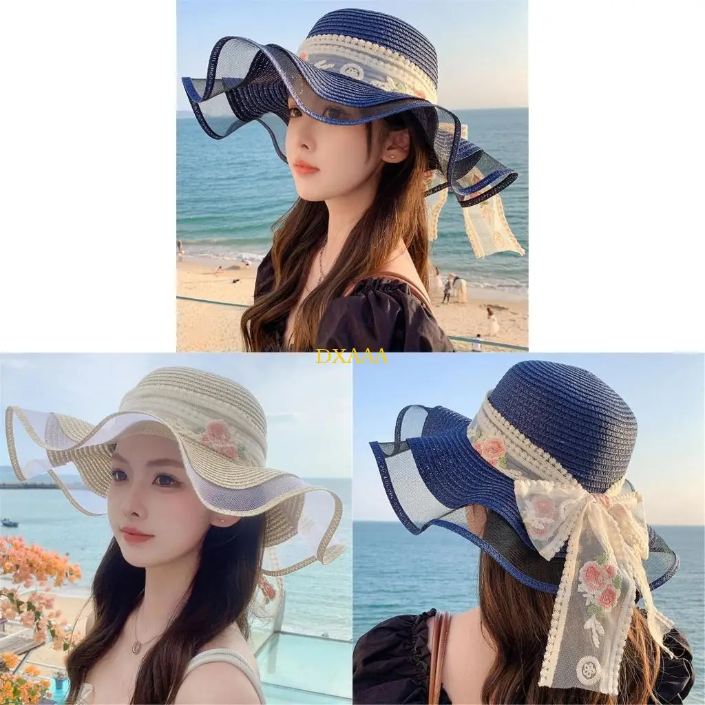 DXAA Girls Straw Hat Handwoven Elegant Summer Hat Gift for Vacations Straw Hat
DXAA Girls Straw Hat Handwoven Elegant Summer Hat Gift for Vacations Straw Hat