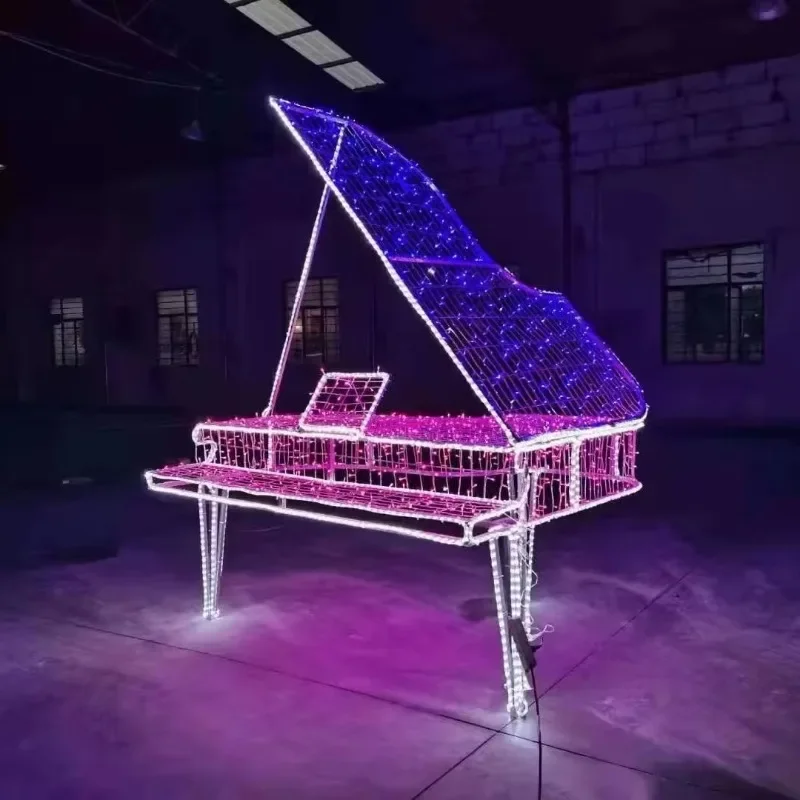 Customized LED Piano Outdoor Christmas Lighting for Shopping Plazas Parties Weddings and Holiday Themed LandscapesHOT SALES
Customized LED Piano Outdoor Christmas Lighting for Shopping Plazas Parties Weddings and Holiday Themed LandscapesHOT SALES