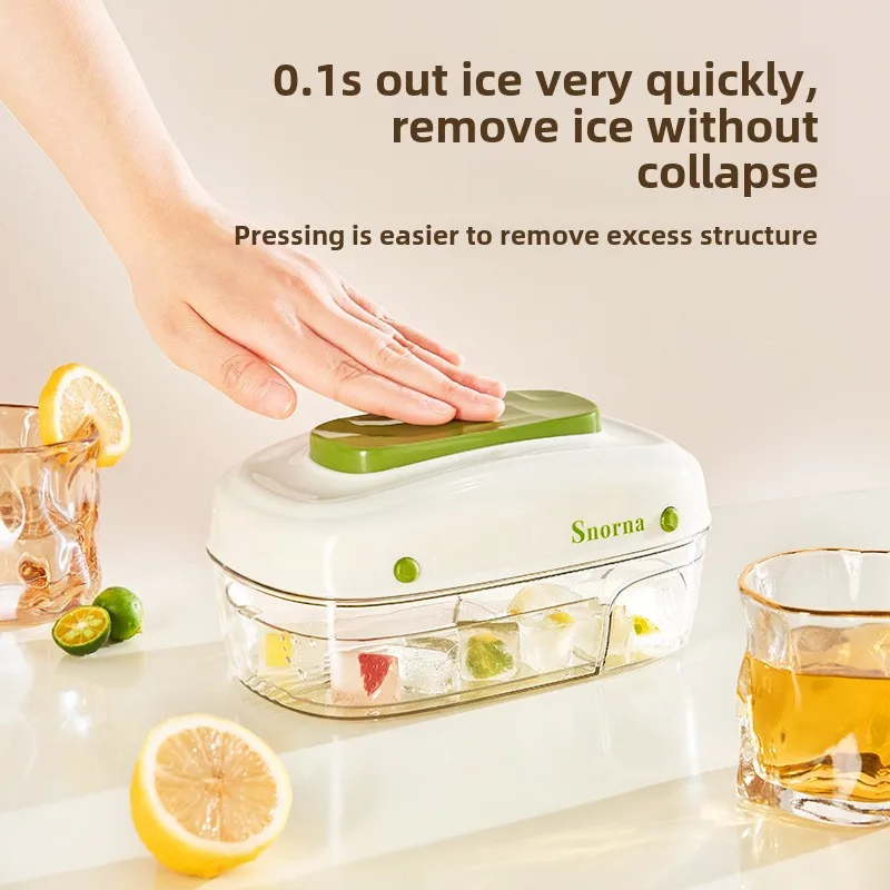 Press ice film with removable cover Food grade household ice maker Refrigerator storage box Ice maker kitchen summer tool
Press ice film with removable cover Food grade household ice maker Refrigerator storage box Ice maker kitchen summer tool