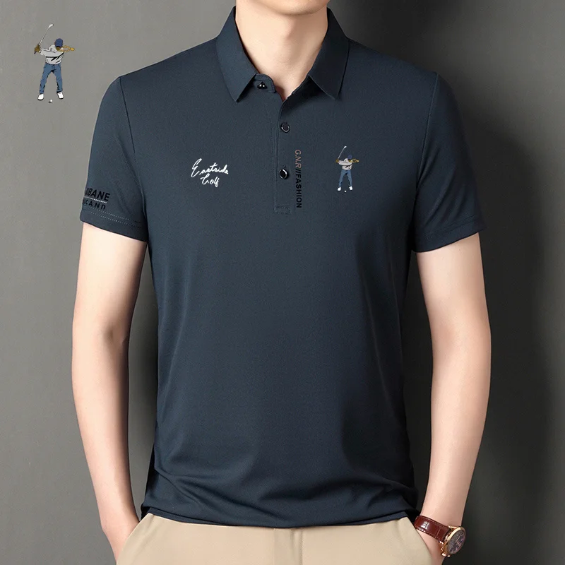 Summer Men's Golf Shirt High Quality Business Casual POLO Shirt Men's Fashion Sports Breathable Short Sleeve Tee Men's Golf Wear
Summer Men's Golf Shirt High Quality Business Casual POLO Shirt Men's Fashion Sports Breathable Short Sleeve Tee Men's Golf Wear