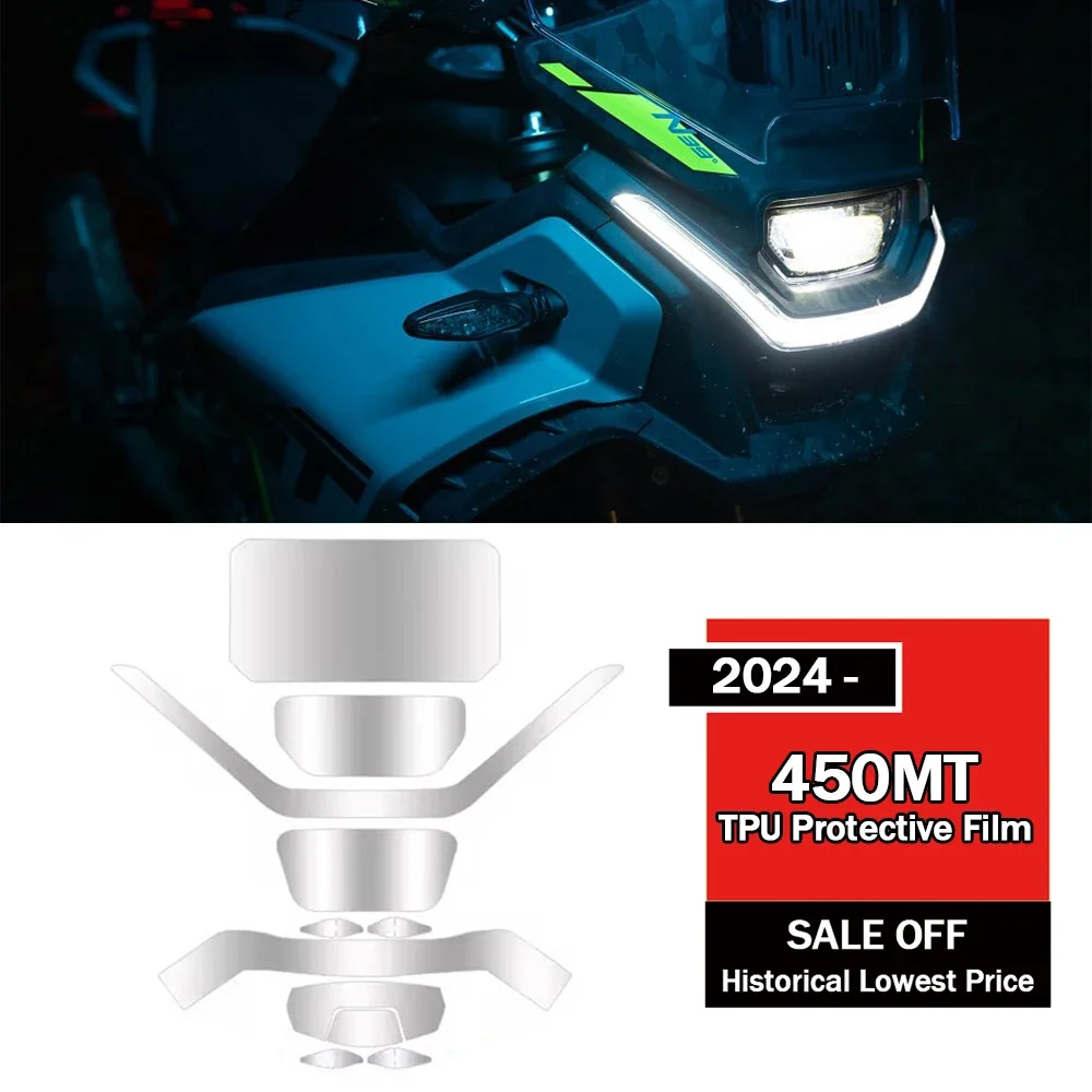 For CFMOTO 450MT 450 MT 450 MT450 450IBEX 2024 Headlight Protective Film Taillight Protector Stickers Screen Dashboard Film
For CFMOTO 450MT 450 MT 450 MT450 450IBEX 2024 Headlight Protective Film Taillight Protector Stickers Screen Dashboard Film