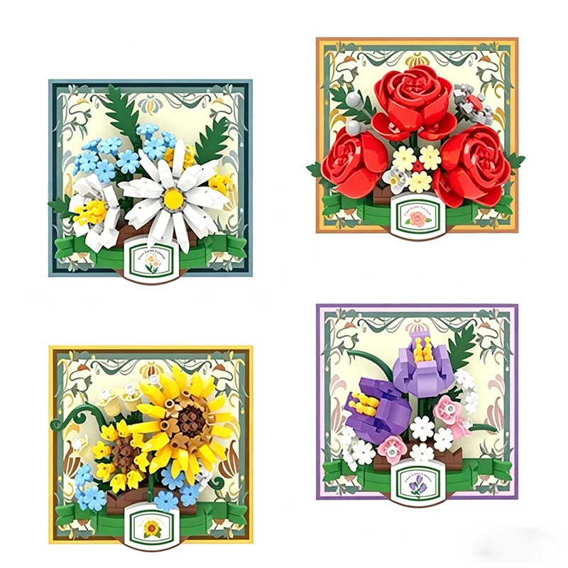 MOC Multi Type Creative Building Blocks Flower Series Creative Refrigerator Stickers DIY Models Children's Puzzle Toys Gifts
MOC Multi Type Creative Building Blocks Flower Series Creative Refrigerator Stickers DIY Models Children's Puzzle Toys Gifts