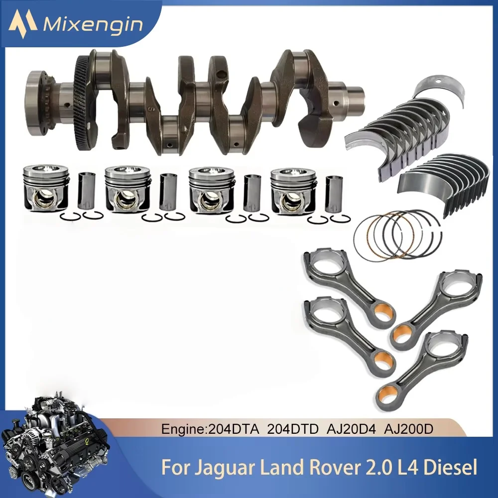 Engine Crankshaft Bearing Kit Connecting Rod Piston W/ piston rings Fit 2.0 T L For Land Rover Jaguar 204DTD 204DTA 2.0T Diesel
Engine Crankshaft Bearing Kit Connecting Rod Piston W/ piston rings Fit 2.0 T L For Land Rover Jaguar 204DTD 204DTA 2.0T Diesel