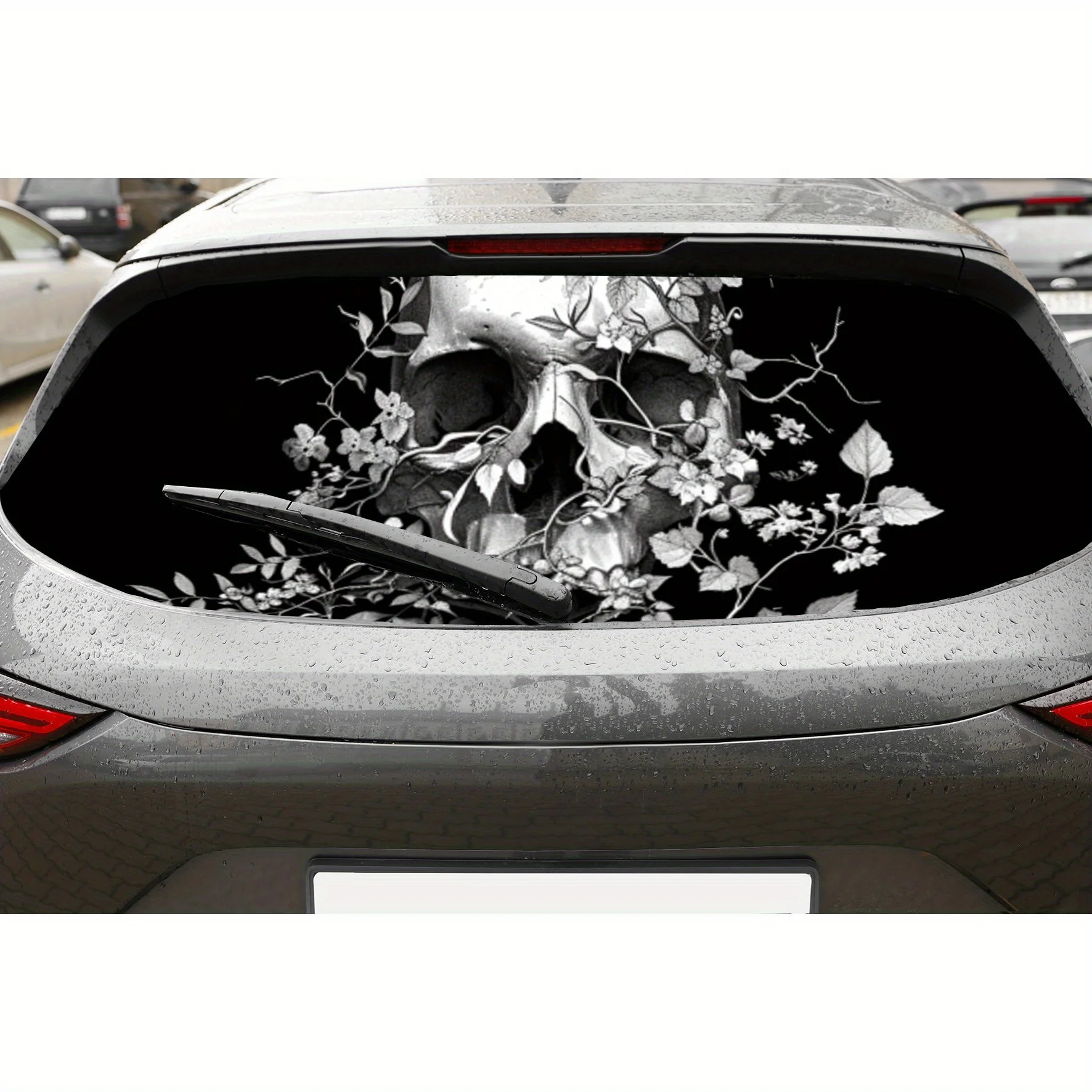 Dark Vine Skull PVC Perforated Car Vinyl Wraps, Durable Car Rear Windshield Sticker, Waterproof Car Rear Window Decal, Privacy E
Dark Vine Skull PVC Perforated Car Vinyl Wraps, Durable Car Rear Windshield Sticker, Waterproof Car Rear Window Decal, Privacy E
