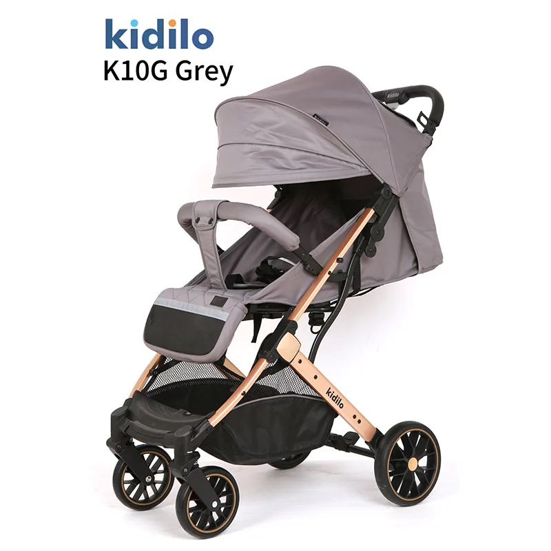 Kidilo stroller can sit and lie down, lightweight folding multifunctional newborn baby shock absorption high landscape car
Kidilo stroller can sit and lie down, lightweight folding multifunctional newborn baby shock absorption high landscape car