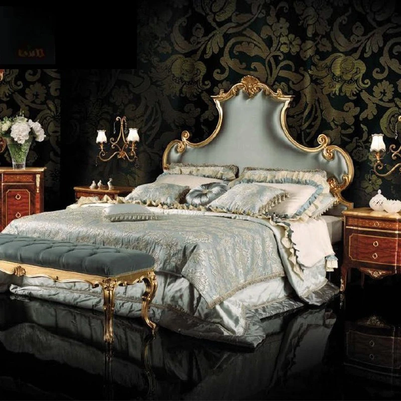 English bedroom furniture mahogany carved 1.8 meters bed master bedroom double bed French princess bed furniture
English bedroom furniture mahogany carved 1.8 meters bed master bedroom double bed French princess bed furniture