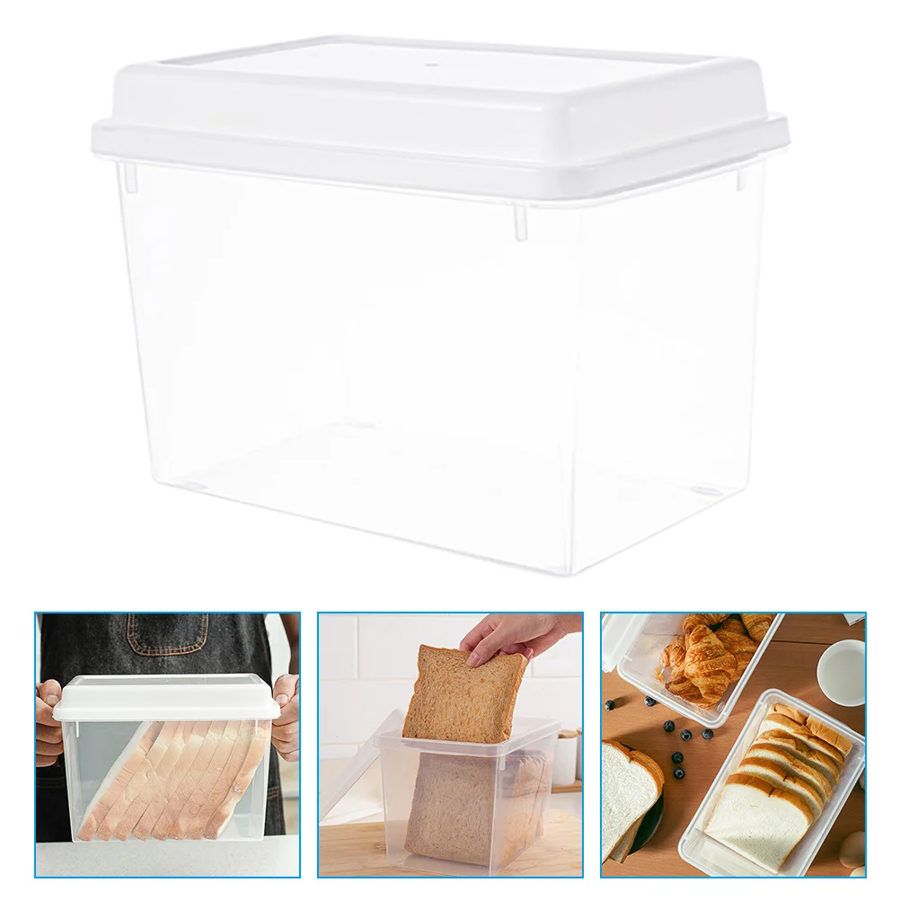 Bread Toast Box Kitchen Fresh Container Fridge Organizer Storage Boxes Sealed Supply Fruit
Bread Toast Box Kitchen Fresh Container Fridge Organizer Storage Boxes Sealed Supply Fruit