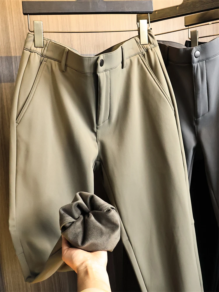 Мужские повседневные брюки с прямыми штанинами на подкладке Thiened Fce, ветрозащитные, водонепроницаемые, функциональные, мягкие, ell брюки на осень...
Мужские повседневные брюки с прямыми штанинами на подкладке Thiened Fce, ветрозащитные, водонепроницаемые, функциональные, мягкие, ell брюки на осень...