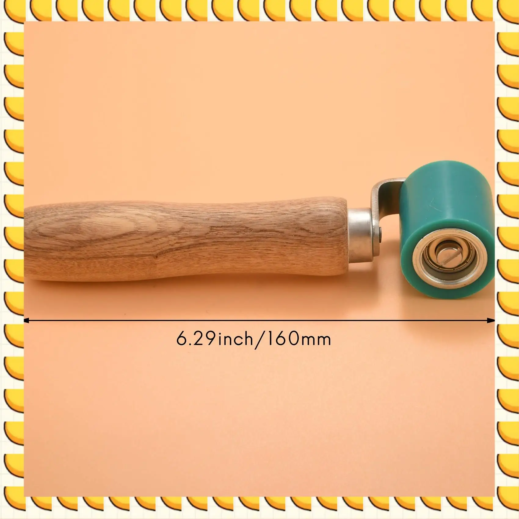 BAAU 40Mm Silicone Seam Hand Pressure Roller For Hot Air Heating Vinyl Welding Tool
BAAU 40Mm Silicone Seam Hand Pressure Roller For Hot Air Heating Vinyl Welding Tool