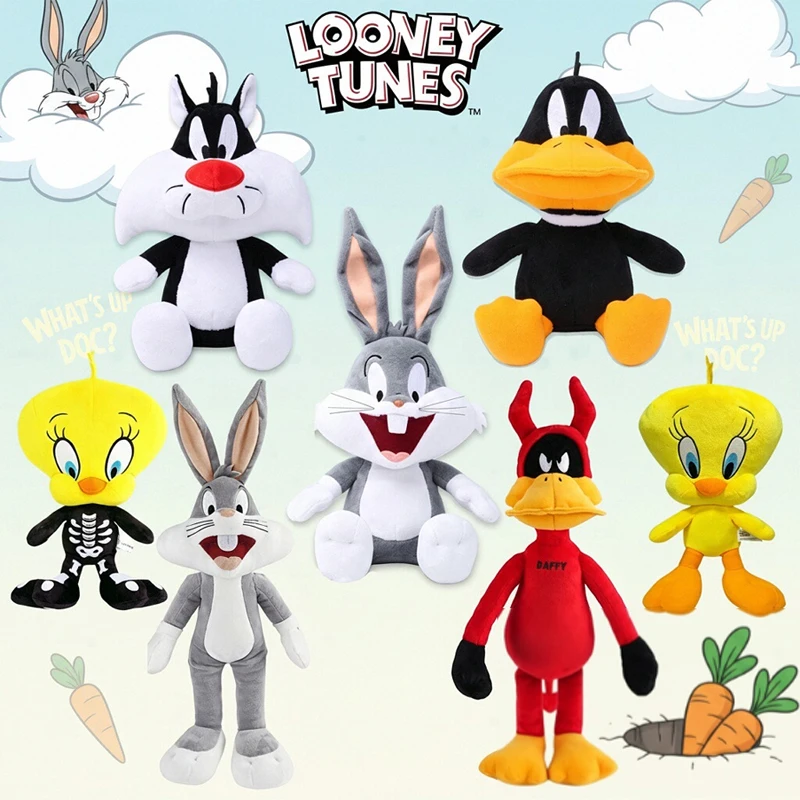 20-42cm Classic Looney Tunes Bugs Bunny Cartoon Stuffed Animal Doll Tweety Q Series Lola Bunny Daffy Cartoon Toy Children's Gift
20-42cm Classic Looney Tunes Bugs Bunny Cartoon Stuffed Animal Doll Tweety Q Series Lola Bunny Daffy Cartoon Toy Children's Gift
