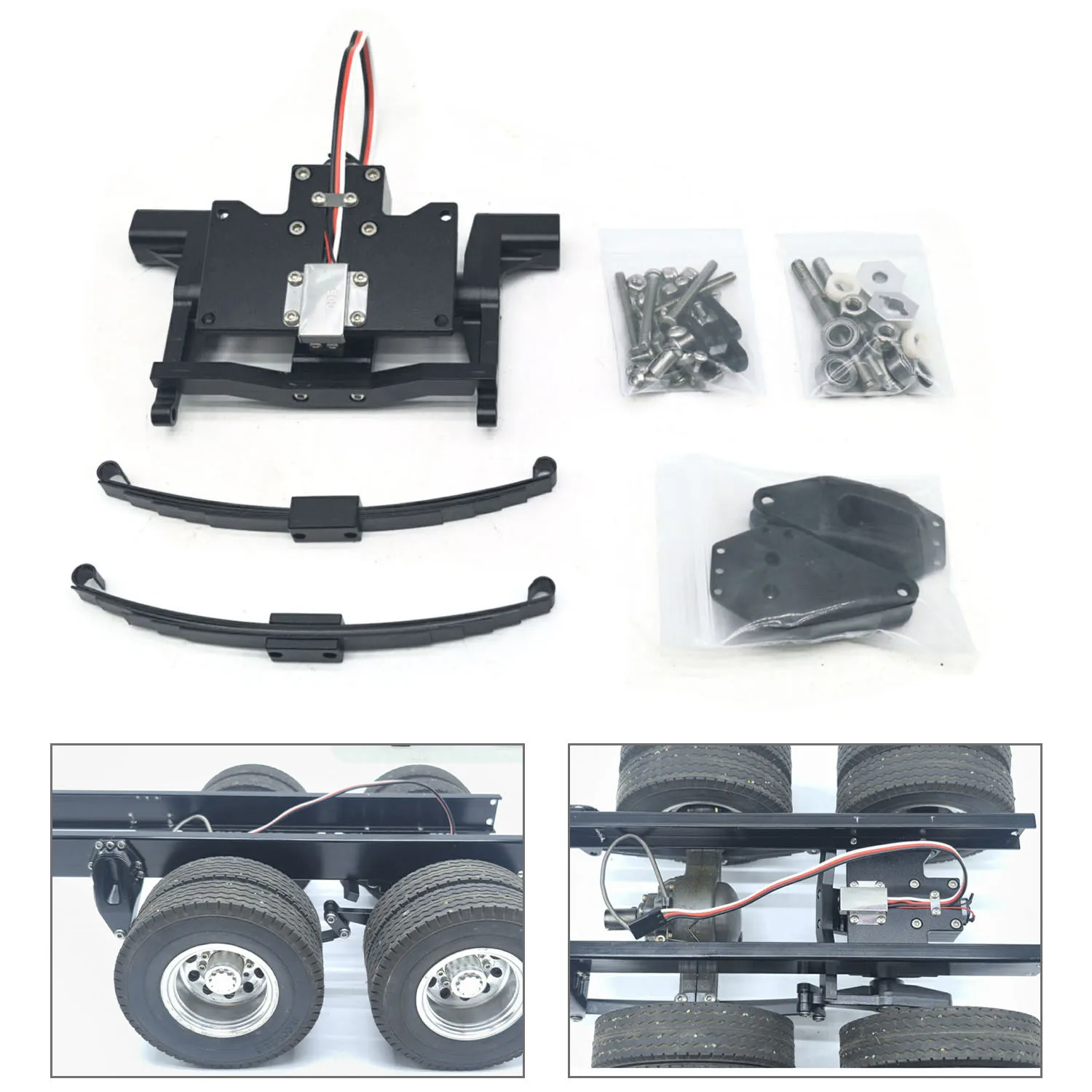 Spare Part Metal Lifting Suspension for Rear Axles of 1/14 Tamiya RC Tractor Truck 770S 56373 56368 R620 DIY 6*2 RC Lorry Car
Spare Part Metal Lifting Suspension for Rear Axles of 1/14 Tamiya RC Tractor Truck 770S 56373 56368 R620 DIY 6*2 RC Lorry Car