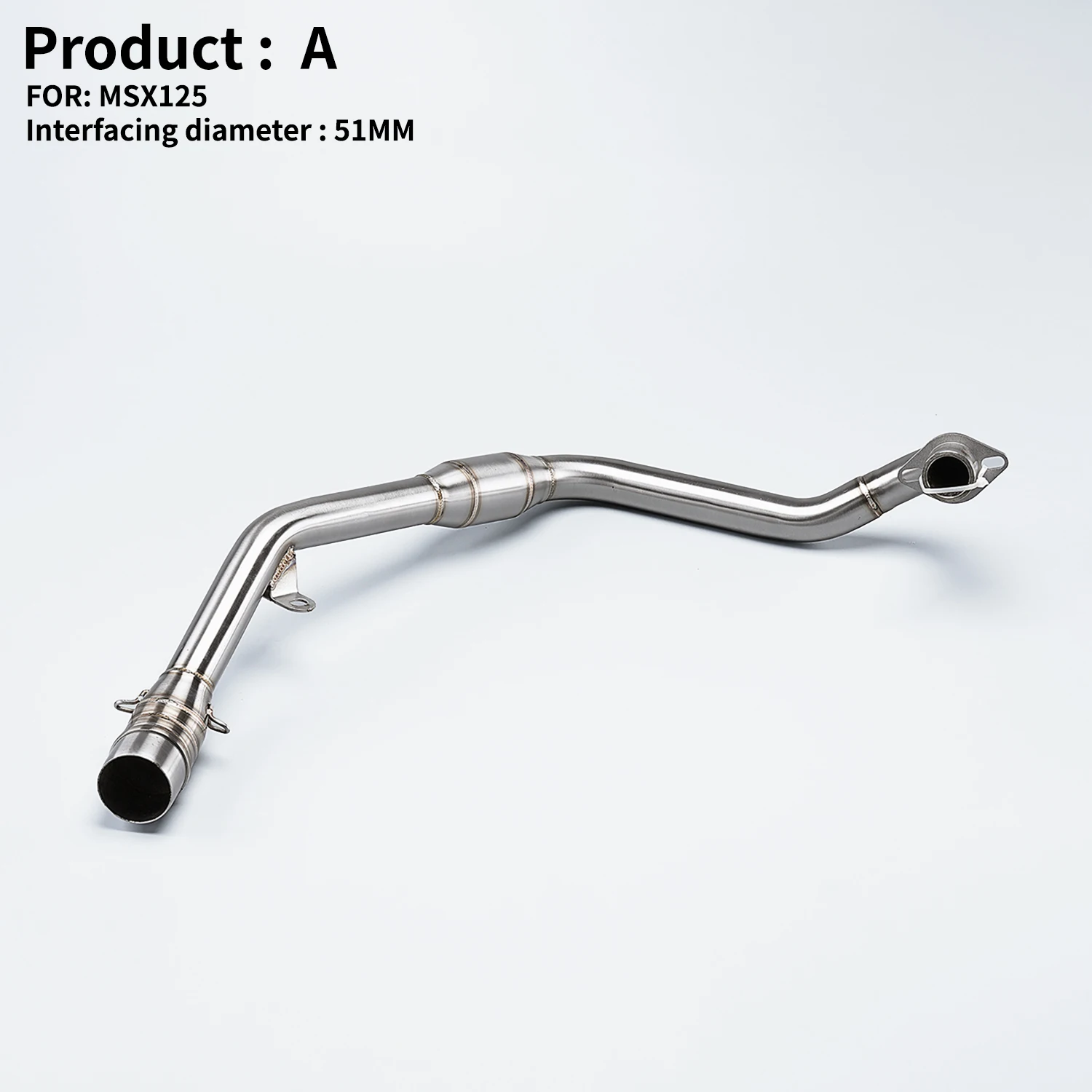 For Grom MSX125 2013-2018 Motorcycle Exhaust Modified Front Header Link Connect Pipe Slip-On Replacement Tube
For Grom MSX125 2013-2018 Motorcycle Exhaust Modified Front Header Link Connect Pipe Slip-On Replacement Tube