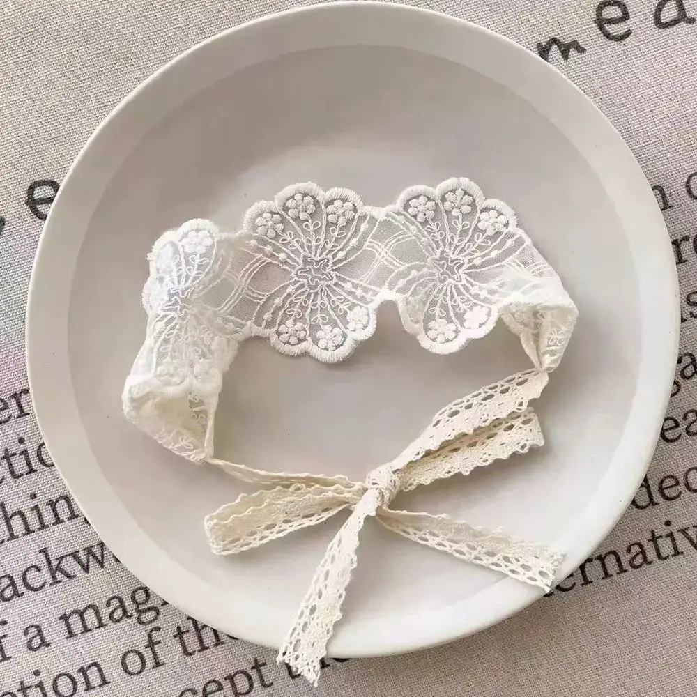 Korean lace hair accessories, hair band, sweet princess lace headdress, flower headband
Korean lace hair accessories, hair band, sweet princess lace headdress, flower headband