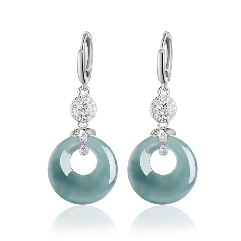 Myanmar Jadeite Ring Earrings Talismans Natural Burmese Jade Gifts for Women Energy Charm Amulet Designer 925 Silver Emerald
Myanmar Jadeite Ring Earrings Talismans Natural Burmese Jade Gifts for Women Energy Charm Amulet Designer 925 Silver Emerald