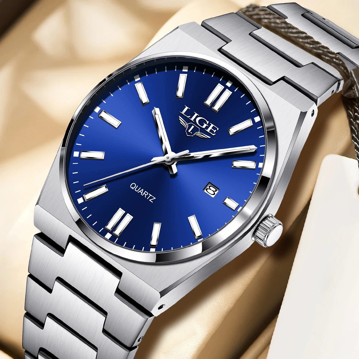 LIGE Fashion Classic Man Watch Waterproof Luminous Date Week Luxury Watch For Men Stainless Steel Quartz Business Men's Watches
LIGE Fashion Classic Man Watch Waterproof Luminous Date Week Luxury Watch For Men Stainless Steel Quartz Business Men's Watches