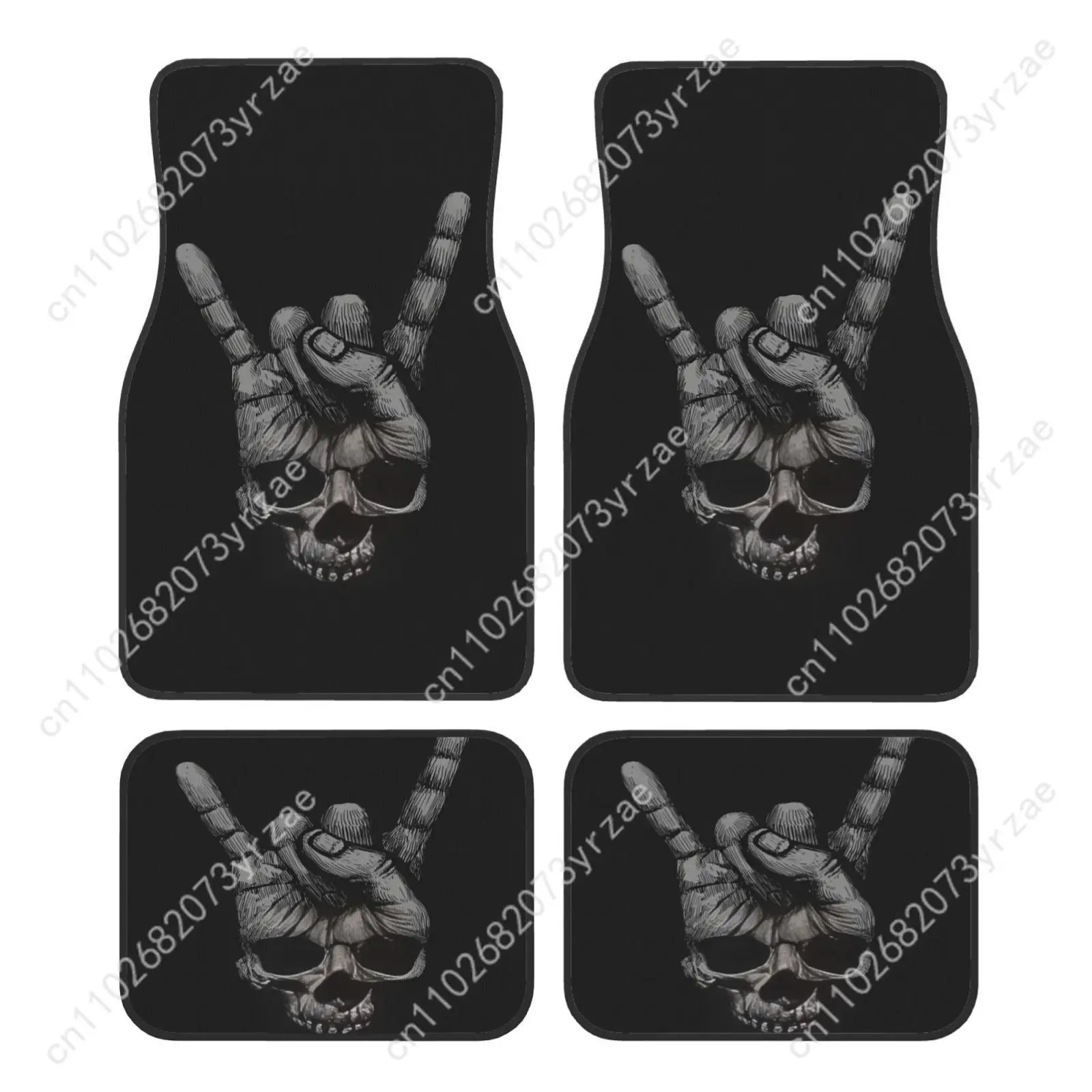 Skull Rock Gesture 4pcs Universal Car Floor Mats All-Season Fashionable Auto Interio Absorbent Non-Slip Washable Car Floor Mats
Skull Rock Gesture 4pcs Universal Car Floor Mats All-Season Fashionable Auto Interio Absorbent Non-Slip Washable Car Floor Mats