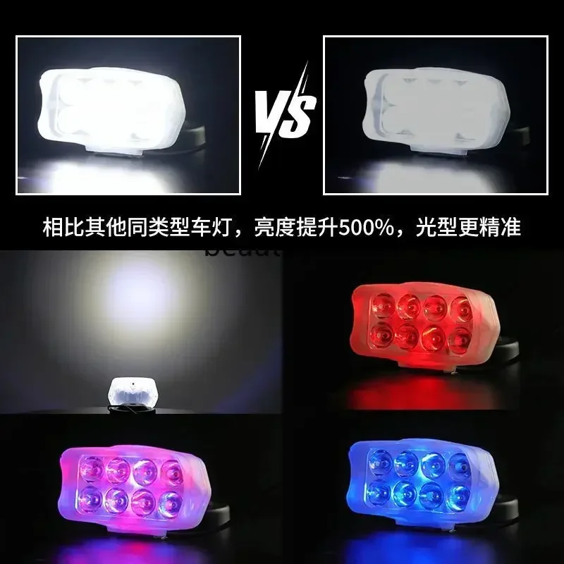 S23 Motorcycle LED lights, locomotive modified plastic shell spotlights, white light flash, auto and motorcycle general lights
S23 Motorcycle LED lights, locomotive modified plastic shell spotlights, white light flash, auto and motorcycle general lights