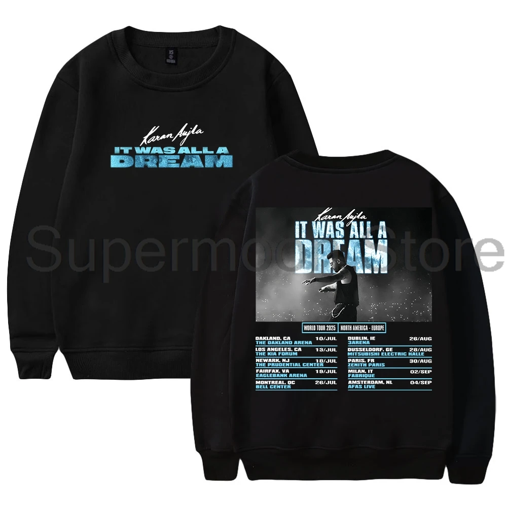 Karan Aujla It was All A Dream World Tour 2025 Crewneck Long Sleeve Casual Streetwear Women Men Sweatshirts
Karan Aujla It was All A Dream World Tour 2025 Crewneck Long Sleeve Casual Streetwear Women Men Sweatshirts