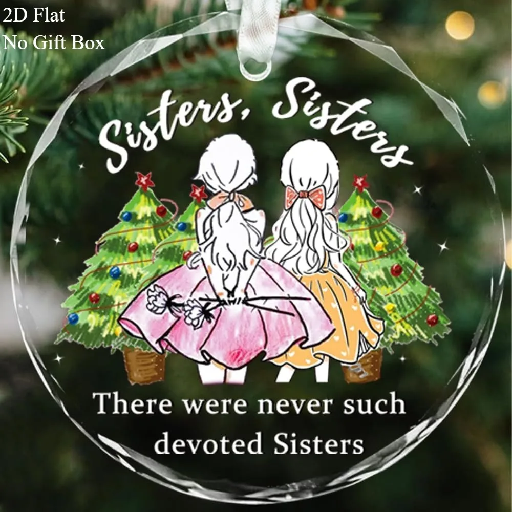 2D плоское, 1 шт., рождественское стеклянное украшение на тему сестры — круглый 3-дюймовый сувенир «Лоял сестра», подходит для украшения елки
2D плоское, 1 шт., рождественское стеклянное украшение на тему сестры — круглый 3-дюймовый сувенир «Лоял сестра», подходит для украшения елки