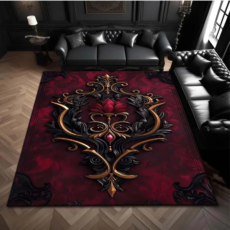 Gothic Relief Aesthetic Carpet Anti-slip Floor Mat for Bedroom, Porch, Indoor Corridors, Living Rooms, Office Areas Home Decor
Gothic Relief Aesthetic Carpet Anti-slip Floor Mat for Bedroom, Porch, Indoor Corridors, Living Rooms, Office Areas Home Decor