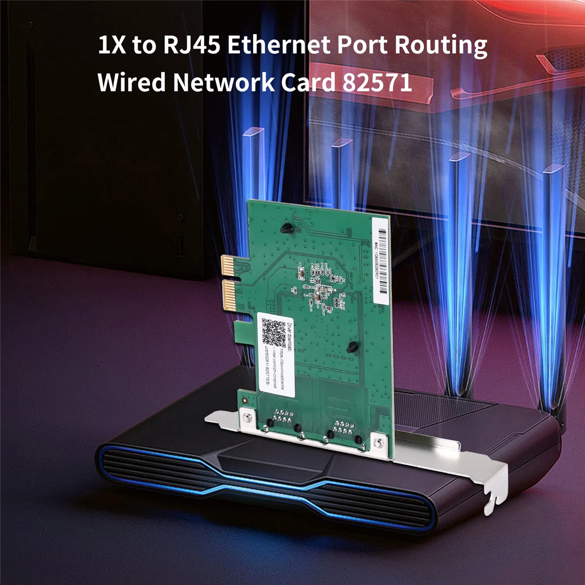 2-Port Gigabit PCIe Network Card 1000M Dual Ports PCI Express Ethernet Adapter with 82571EB LAN NIC Card for Windows Vogue
2-Port Gigabit PCIe Network Card 1000M Dual Ports PCI Express Ethernet Adapter with 82571EB LAN NIC Card for Windows Vogue