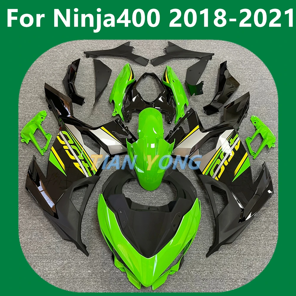 Motorcycle Bodywork Full Fairing Kit Fit Ninja 400 2018-2019-2020-2021-2022 For Ninja400 Injection Cowling Green Yellow Numbers
Motorcycle Bodywork Full Fairing Kit Fit Ninja 400 2018-2019-2020-2021-2022 For Ninja400 Injection Cowling Green Yellow Numbers