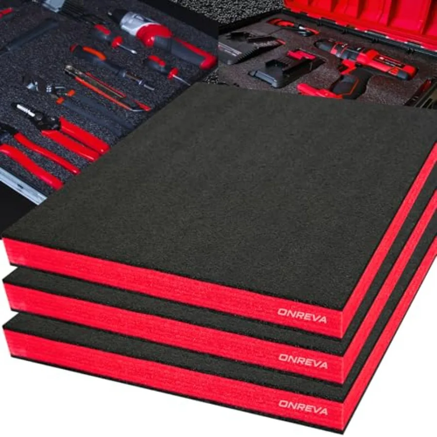 Tool Box Foam 22x18x1.5 inch 3Pack Foam Inserts for Cases Polyethylene Storage Sheets for Toolbox Hard Case Tool Shadow Insert
Tool Box Foam 22x18x1.5 inch 3Pack Foam Inserts for Cases Polyethylene Storage Sheets for Toolbox Hard Case Tool Shadow Insert