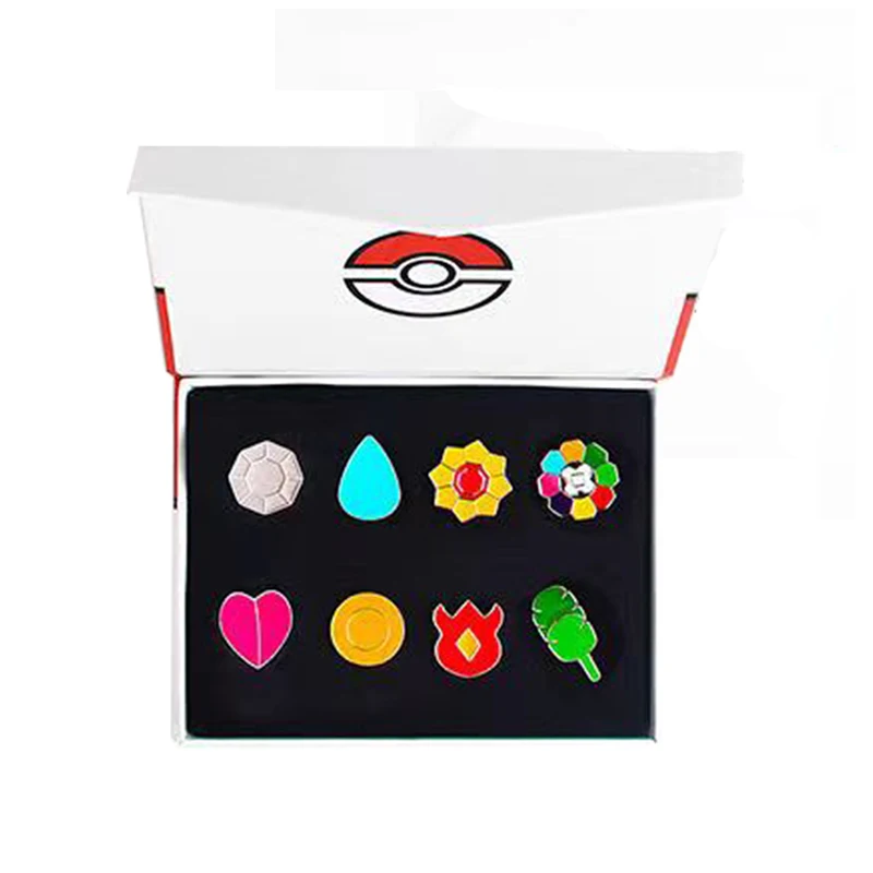 Pokemon merchandise Gym Badges Kanto Johto Hoenn Sinnoh Unova Kalos League Region Orange Islands Pins Brooches Box Collection
Pokemon merchandise Gym Badges Kanto Johto Hoenn Sinnoh Unova Kalos League Region Orange Islands Pins Brooches Box Collection
