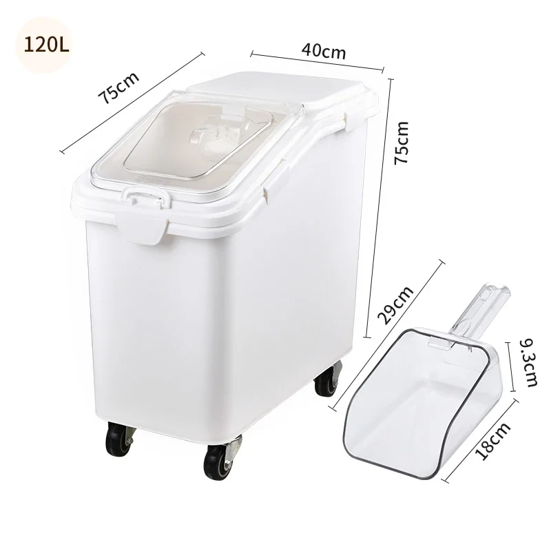 Sunnyhomie Kitchen 120L Белый наклонный мобильный контейнер для хранения ингредиентов с выдвижной крышкой
Sunnyhomie Kitchen 120L Белый наклонный мобильный контейнер для хранения ингредиентов с выдвижной крышкой