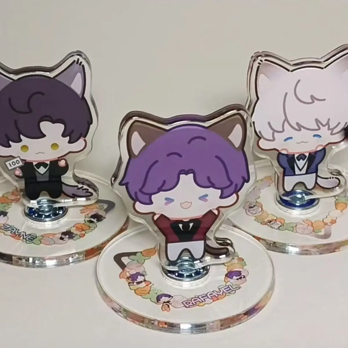 Anime Game Love and Deepspace Rafayel Zayne Xavier Cosplay self-made Acrylic Rotate Standing Plates Desktop ornament Adorn Gift
Anime Game Love and Deepspace Rafayel Zayne Xavier Cosplay self-made Acrylic Rotate Standing Plates Desktop ornament Adorn Gift