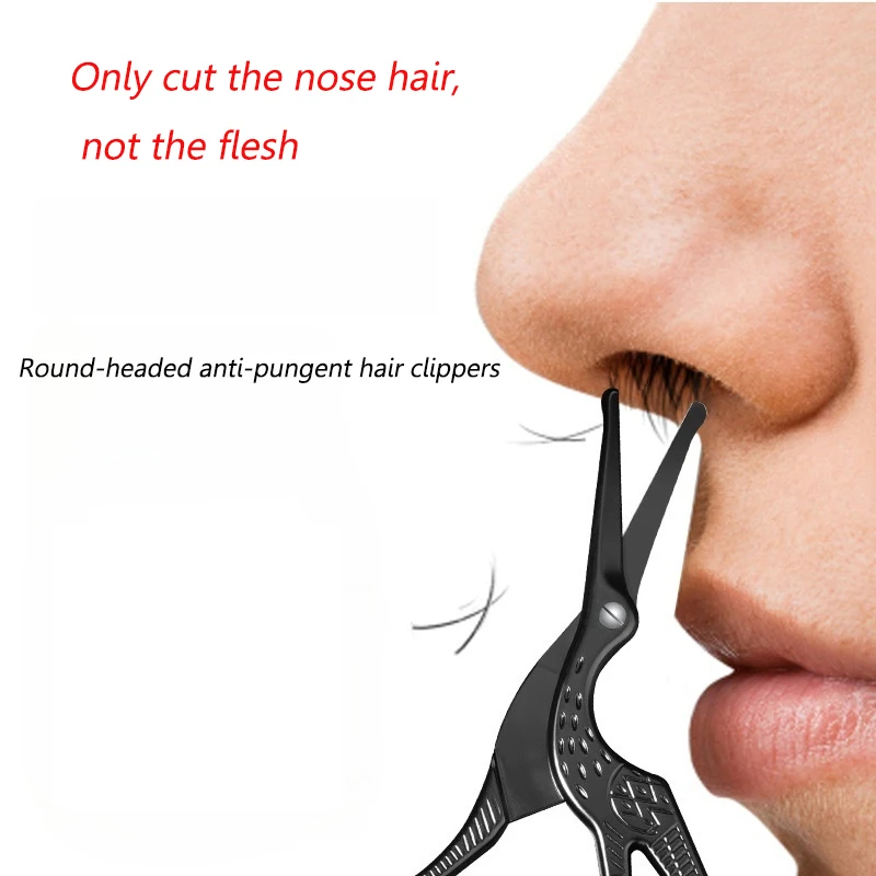 Round-headed small scissors nasal hair trimmer, stainless steel manual, no nasal injury, beauty and eyebrow shaping
Round-headed small scissors nasal hair trimmer, stainless steel manual, no nasal injury, beauty and eyebrow shaping