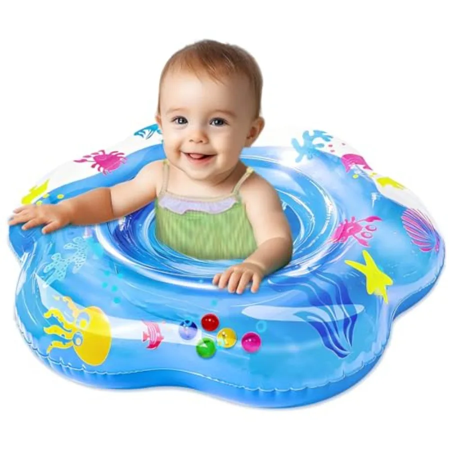 25.6" Inflatable Baby Pool Float for 6-36 Months Anti-Flip Safety Baby Swimming Float Toddler Swim Trainer Water Toys, Infant S
25.6" Inflatable Baby Pool Float for 6-36 Months Anti-Flip Safety Baby Swimming Float Toddler Swim Trainer Water Toys, Infant S